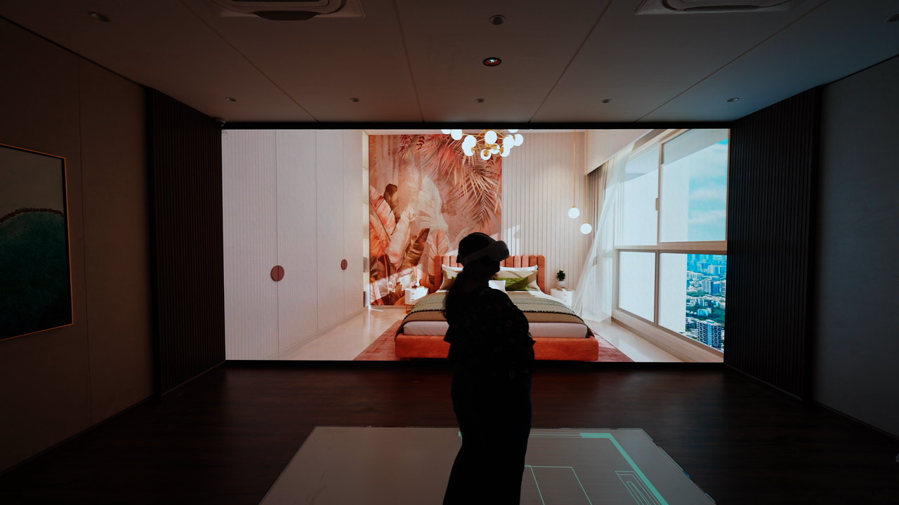 immersive real estate experience using VR