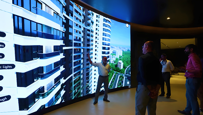 Large LED screen