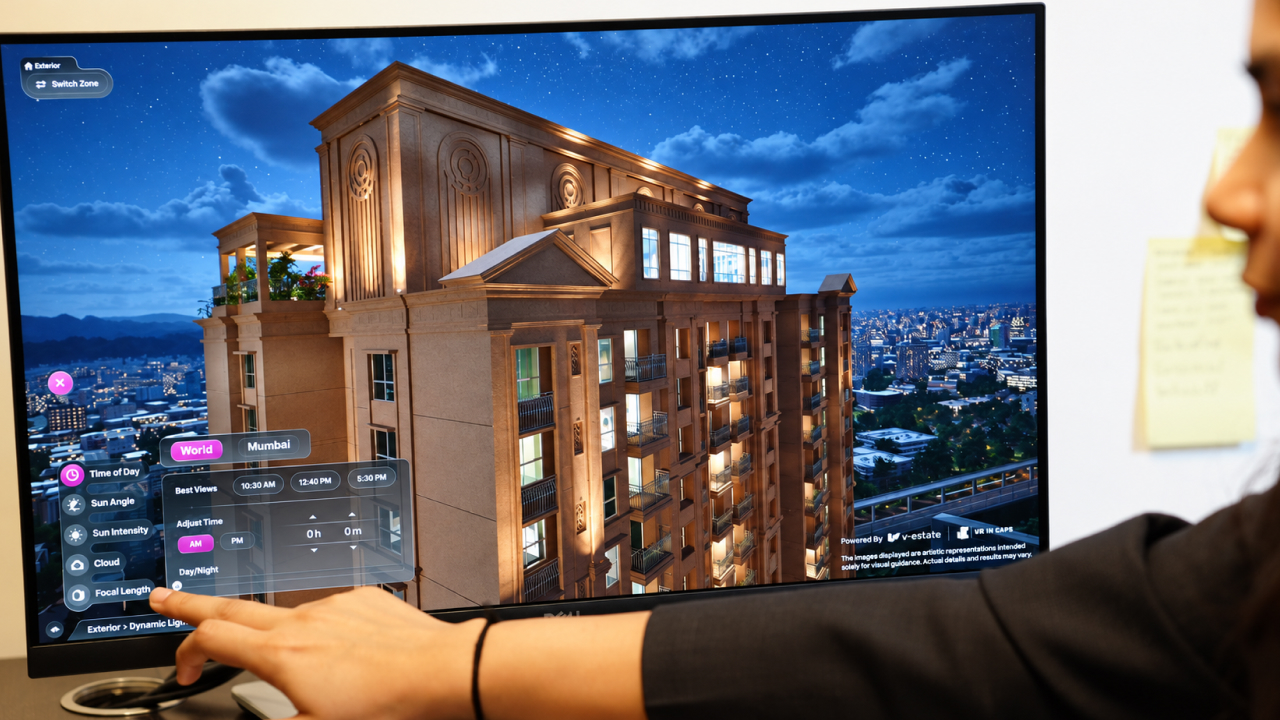 Imersive led display with touchable screen