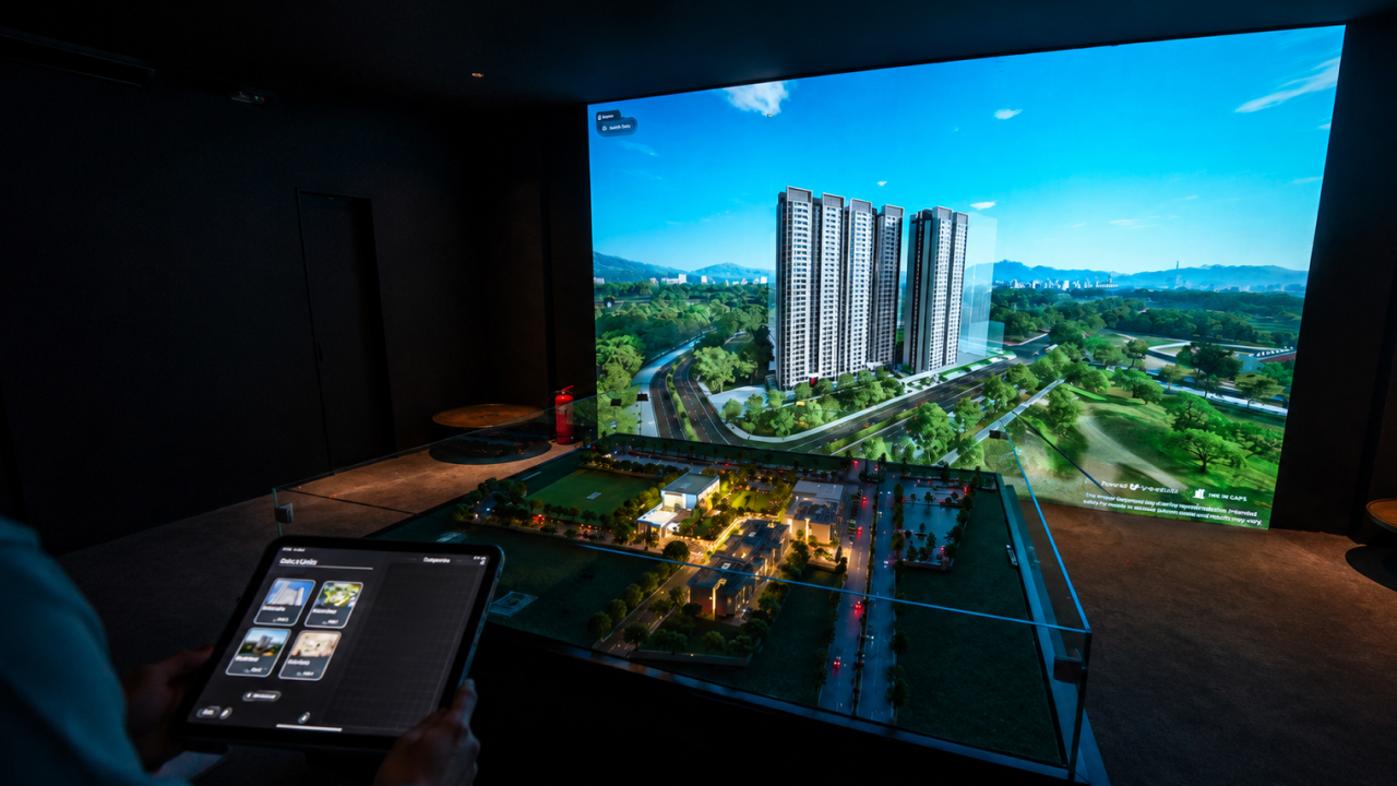 Immersive display sync with ipad