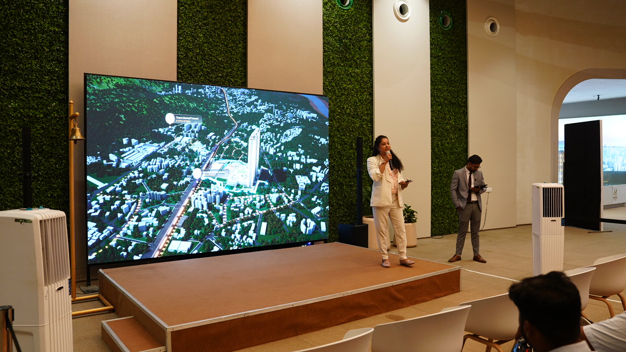 Immersive vicnity mapping display at runwal one