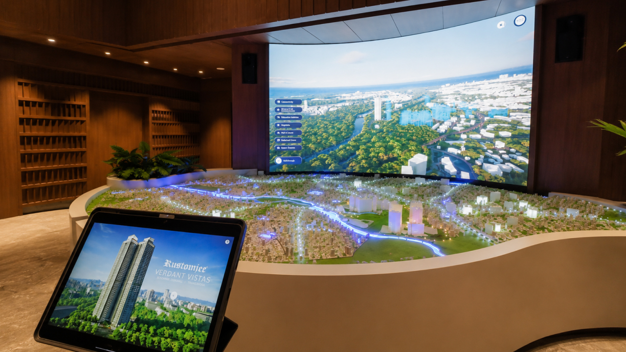 Interacitve curve led display with ipad