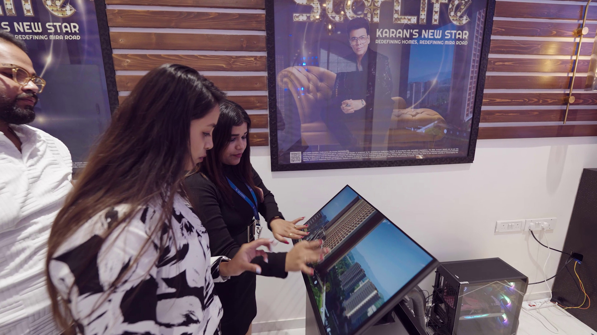 Interacting with touchscreen experience