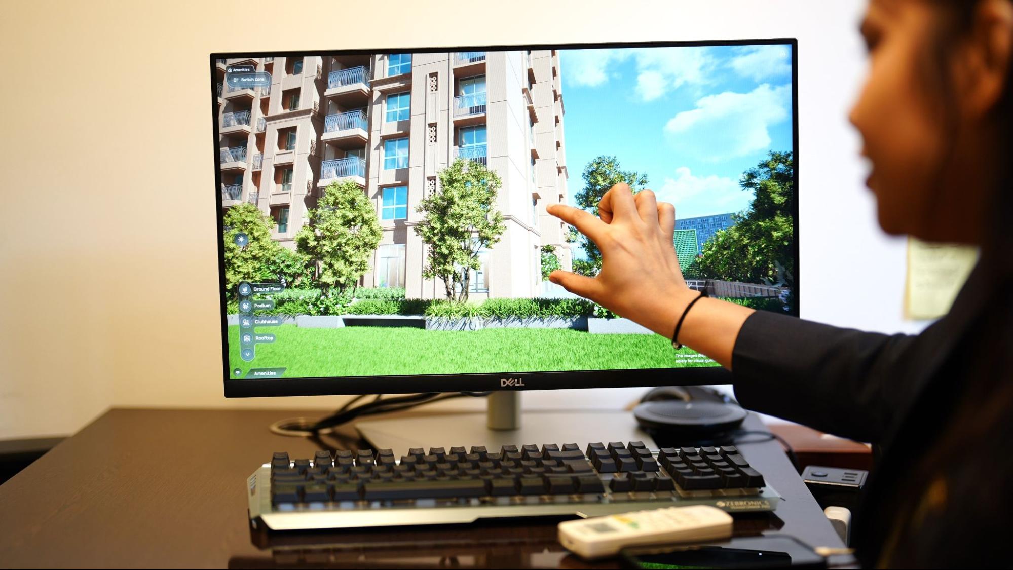 Interactive 3D property view with buyer-led customization