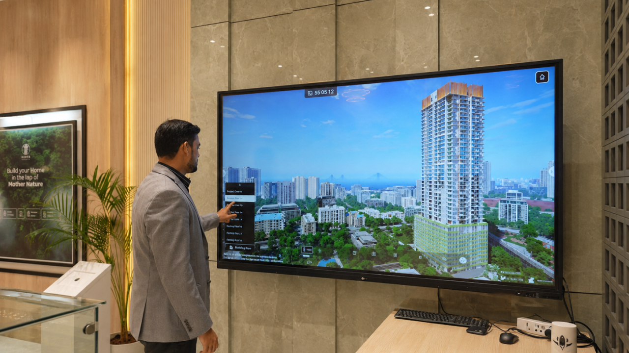 Interactive led screen