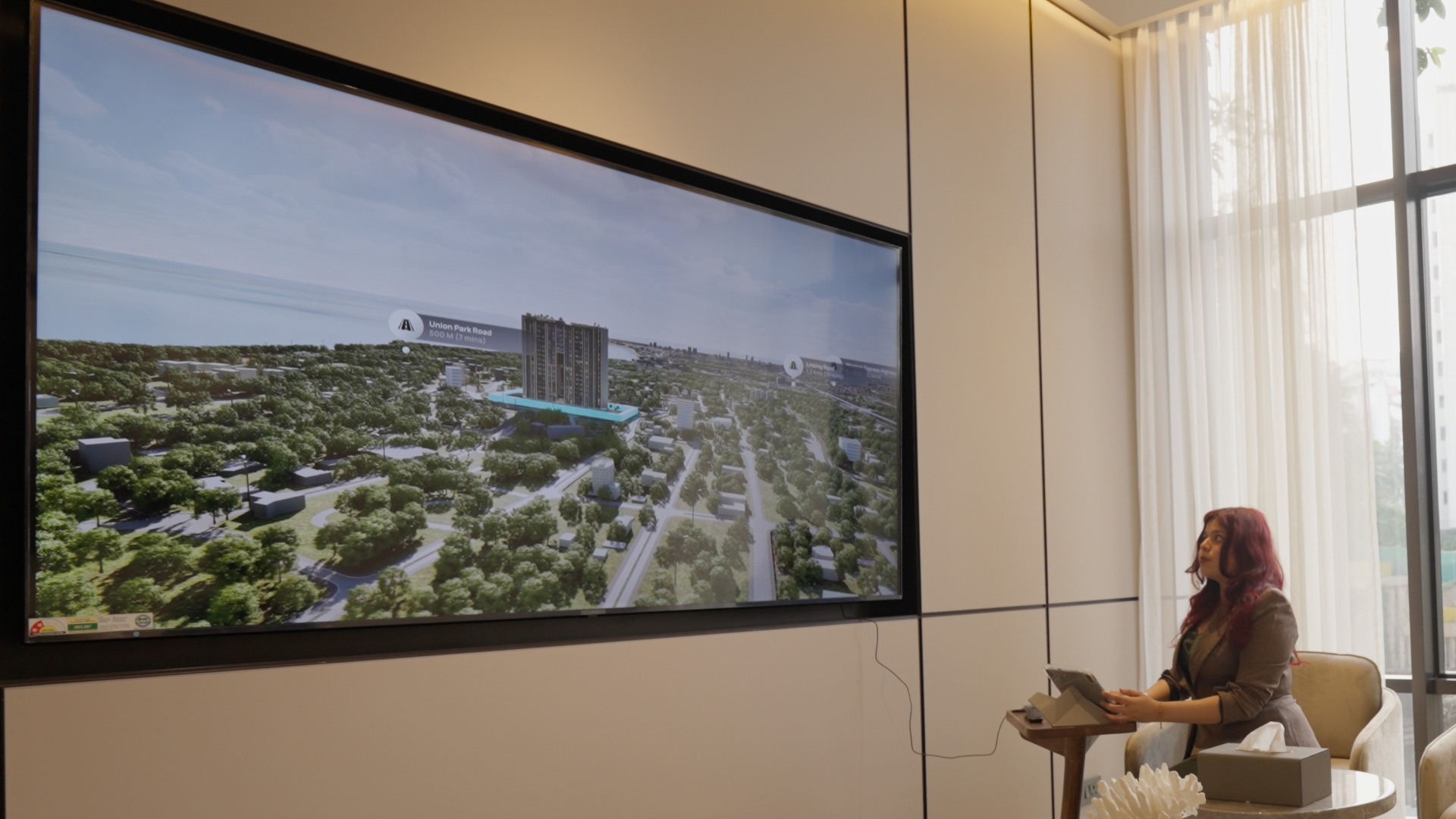 Interactive led screen