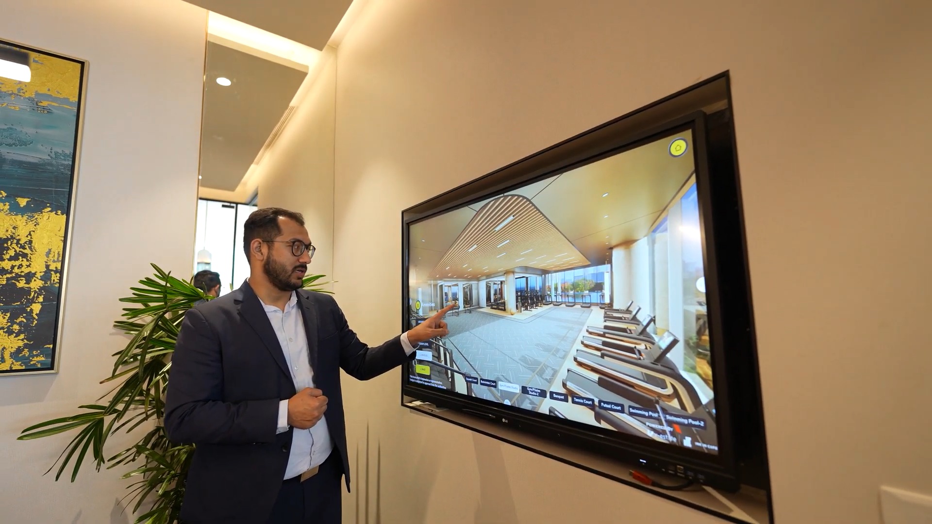 Interactive smart led screen