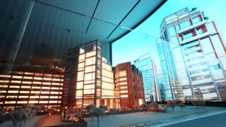 Curve led screen with iot scale model
