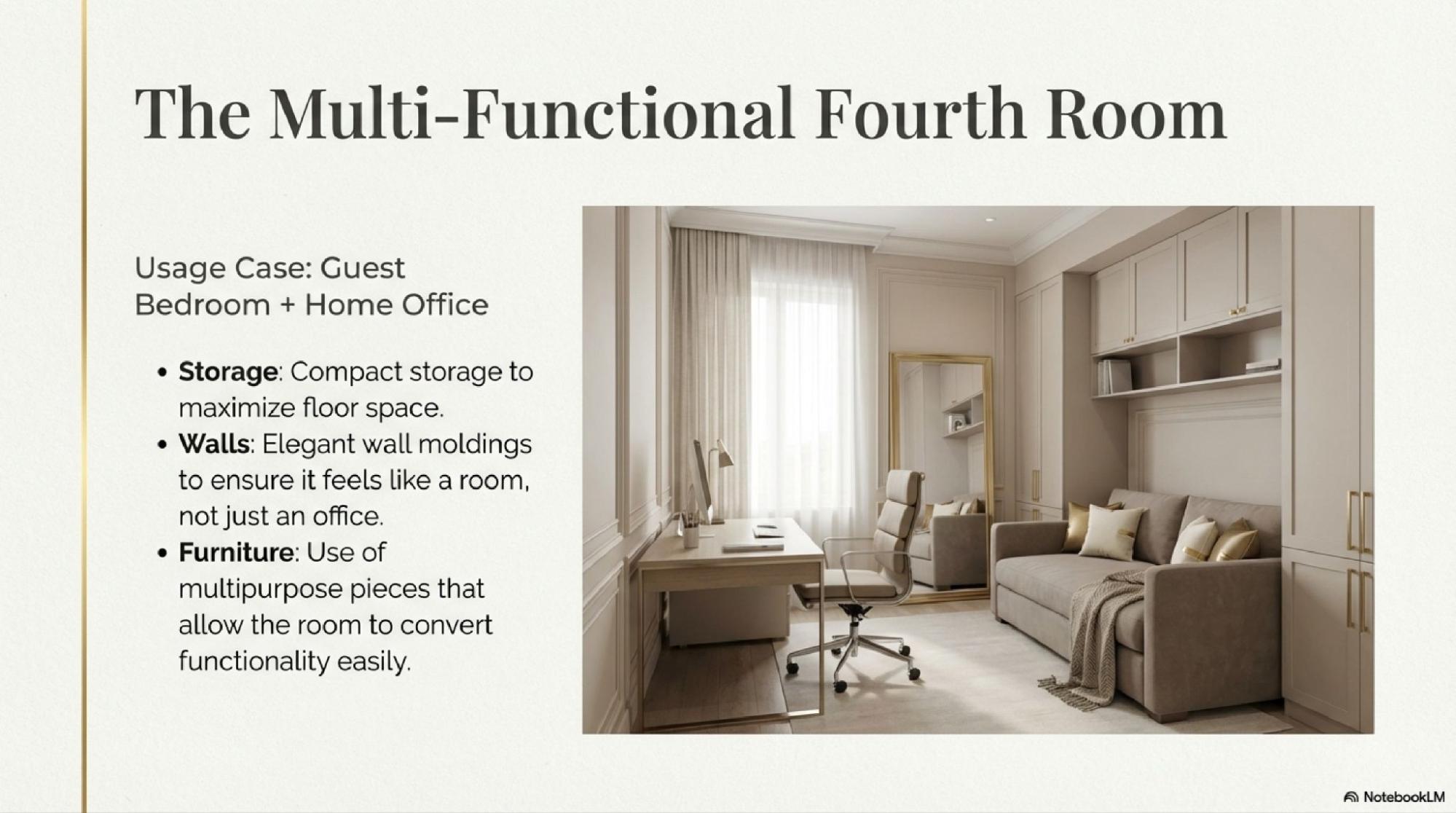 the multi functional room