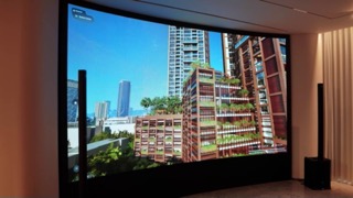 Curve led Screen tv