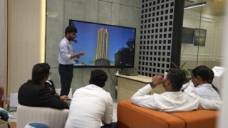 Discussion Room with Smart Led Tv