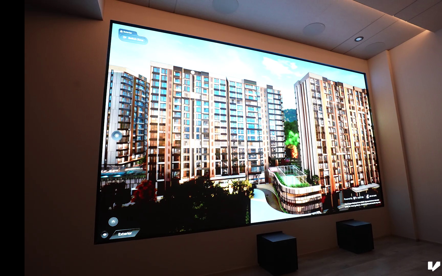 immersive experience in large led display