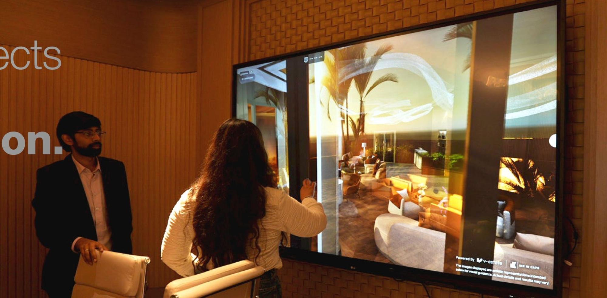 immersive large led display