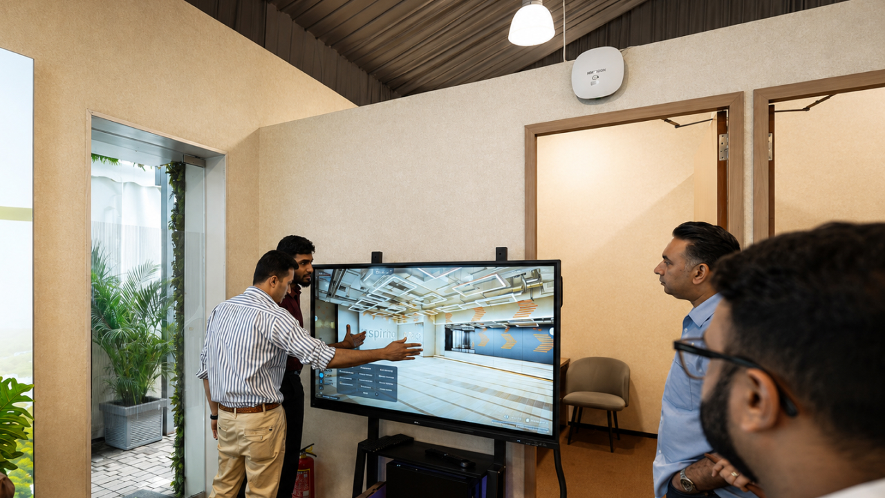 immersive touchable display