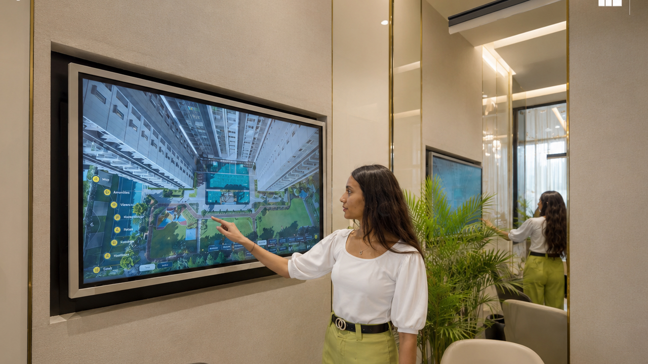 immersive touchscreen display.