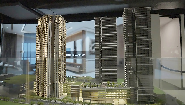 iot scale model with interactive led display
