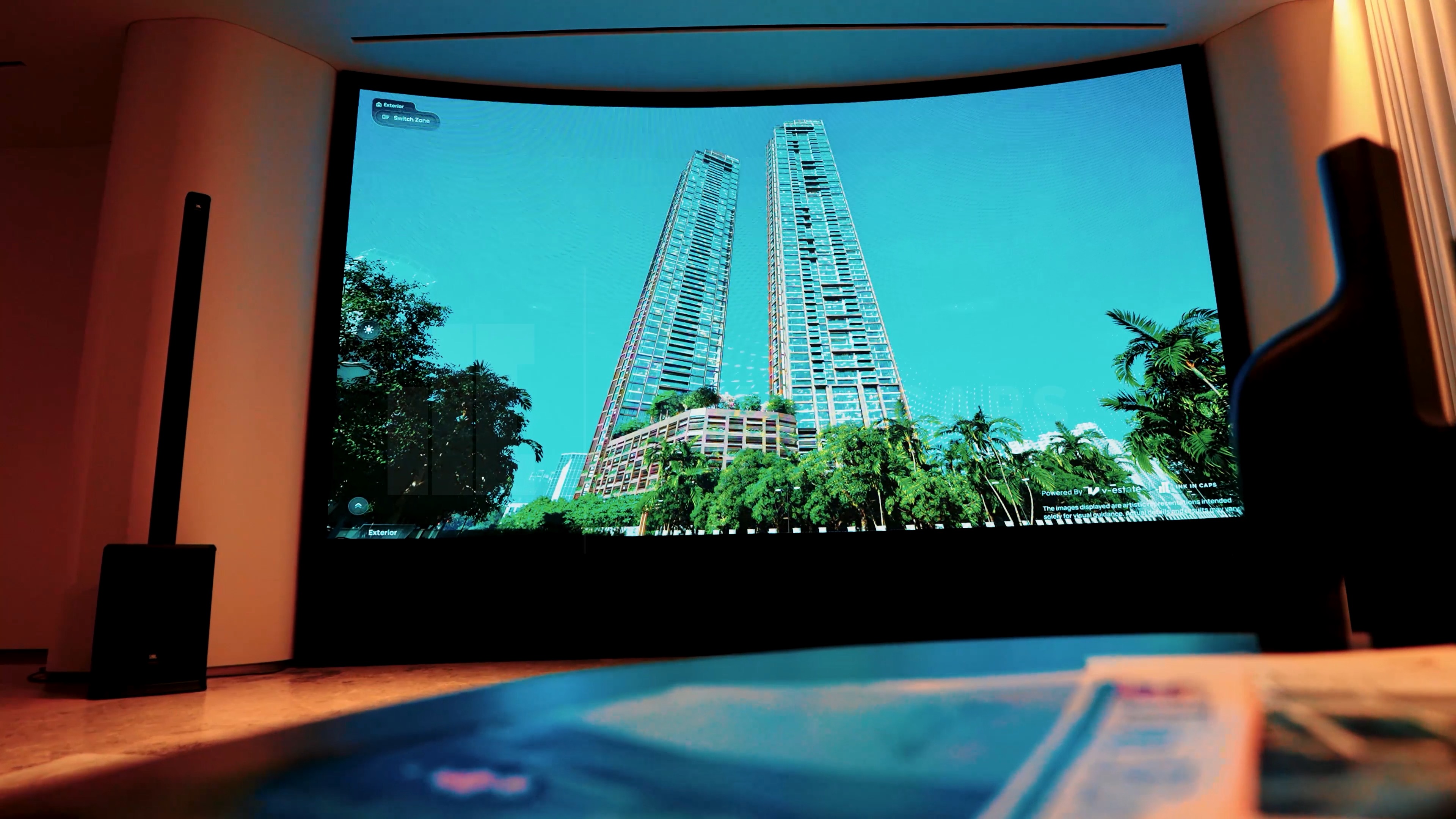 large led Cure display sync with Ipad
